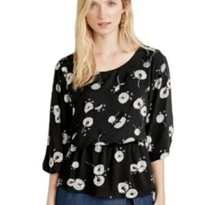 T76 ANTHROPOLOGIE Deletta Large Wished Bloom Dandelion Top